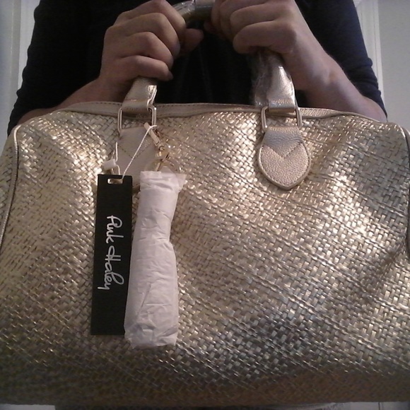 Pink Haley Layla Satchel in Gold - Picture 2 of 8